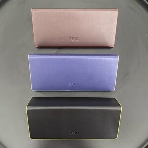 FENDI SUNGLASS CASES (Set of 3)